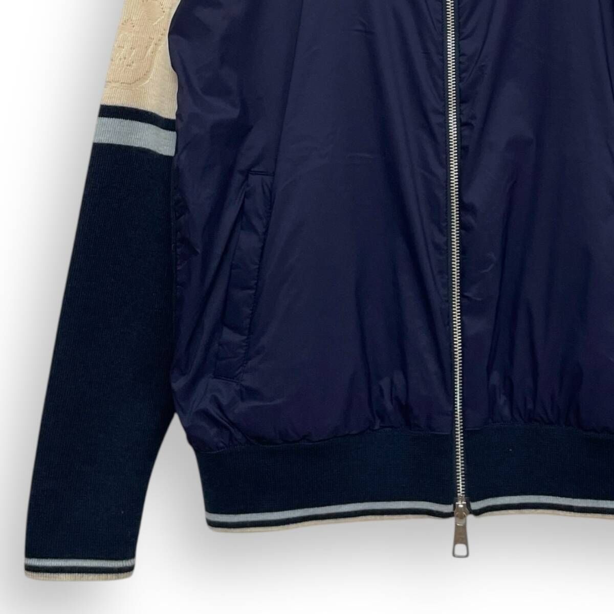 R2643 / MARK&LONA マークアンドロナ ナイロン ウール ニット 中綿