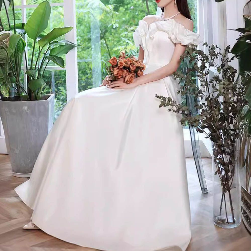 新品未使用ウェディングドレス 結婚式 披露宴 二次会 前撮り フォト