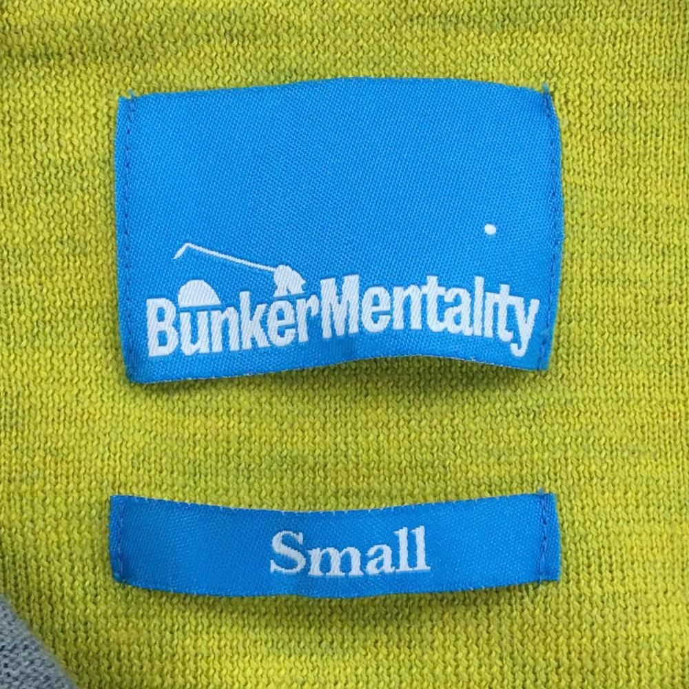 バンカーメンタリティー BunkerMentality セーター 美品】バンカーメンタリティー セーター グレー ウール100% 背面