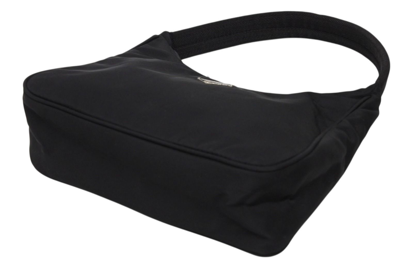 極美品 PRADA プラダ ホーボー ハンドバッグ MV515 トライアングルロゴ  