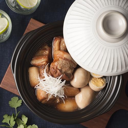 2025年・正規品】 銀峯陶器(Ginpo Touki) 萬古焼 銀峯 菊花 土鍋 9号 3