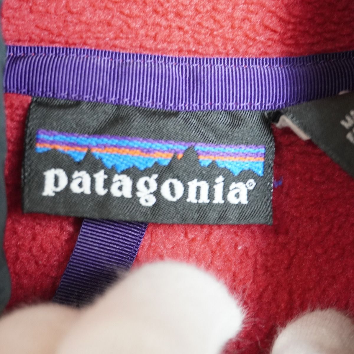 90s patagonia パタゴニア 25450 雪なしタグ Synchilla シンチラ