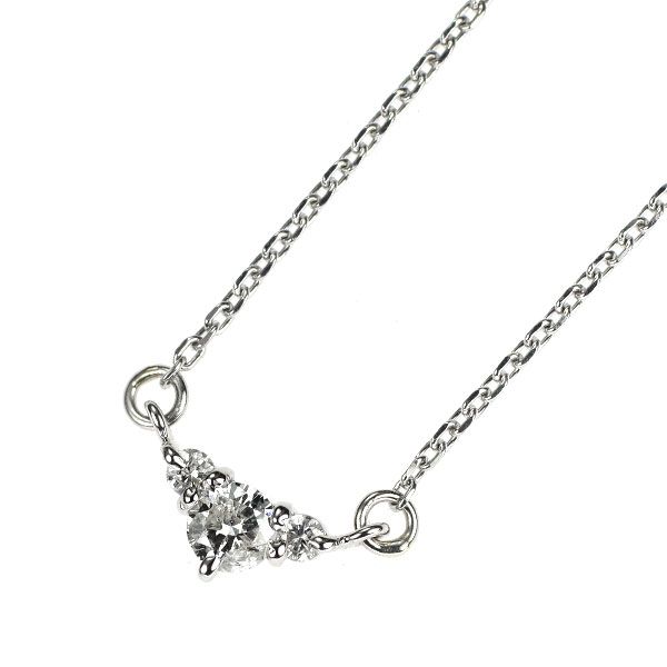 朝出品し直し赤字 セイコージュエリーPT900PT850ダイヤ1.01ネックレス セイコー Pt900/ Pt850 ダイヤモンド ペンダントネックレス 0.16ct