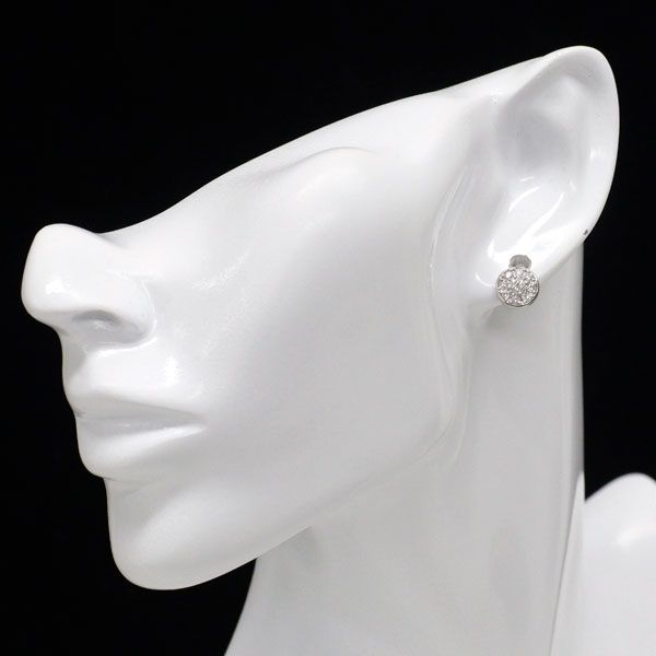 Pt850 ダイヤモンド ピアス 0.66ct - メルカリ