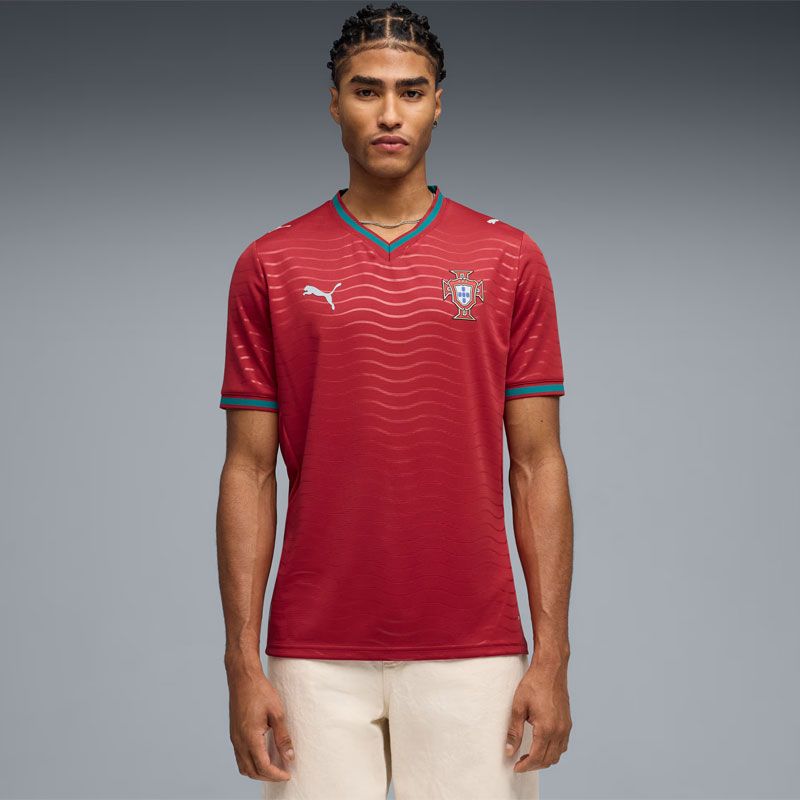 プーマ PUMA メンズ サッカー ポルトガル代表 ホーム レプリカ 半袖