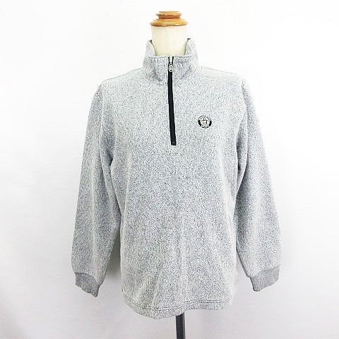 美品】Munsingwear フード付きセーター 3L グレー/ホワイト マンシング