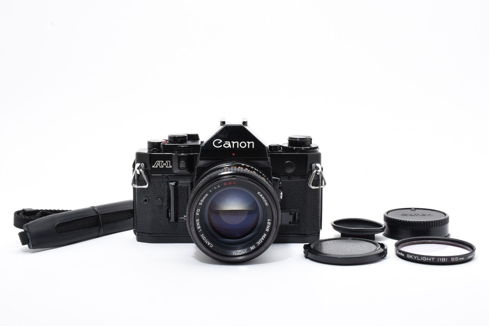 5790 【良品】 Canon A-1 Slr Film Camera Fd 50mm F1.4 S.S.C. Prime