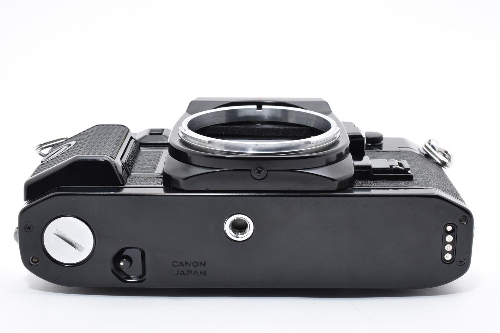 5744 【良品】 Canon A-1 Slr Film Camera モルト交換済 動作確認済