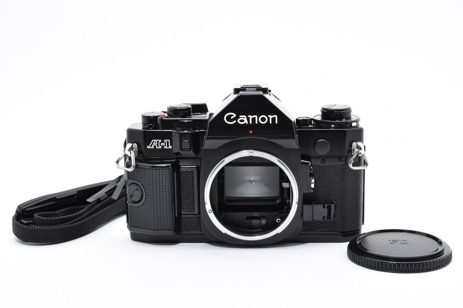 5744 【良品】 Canon A-1 Slr Film Camera モルト交換済 動作確認済