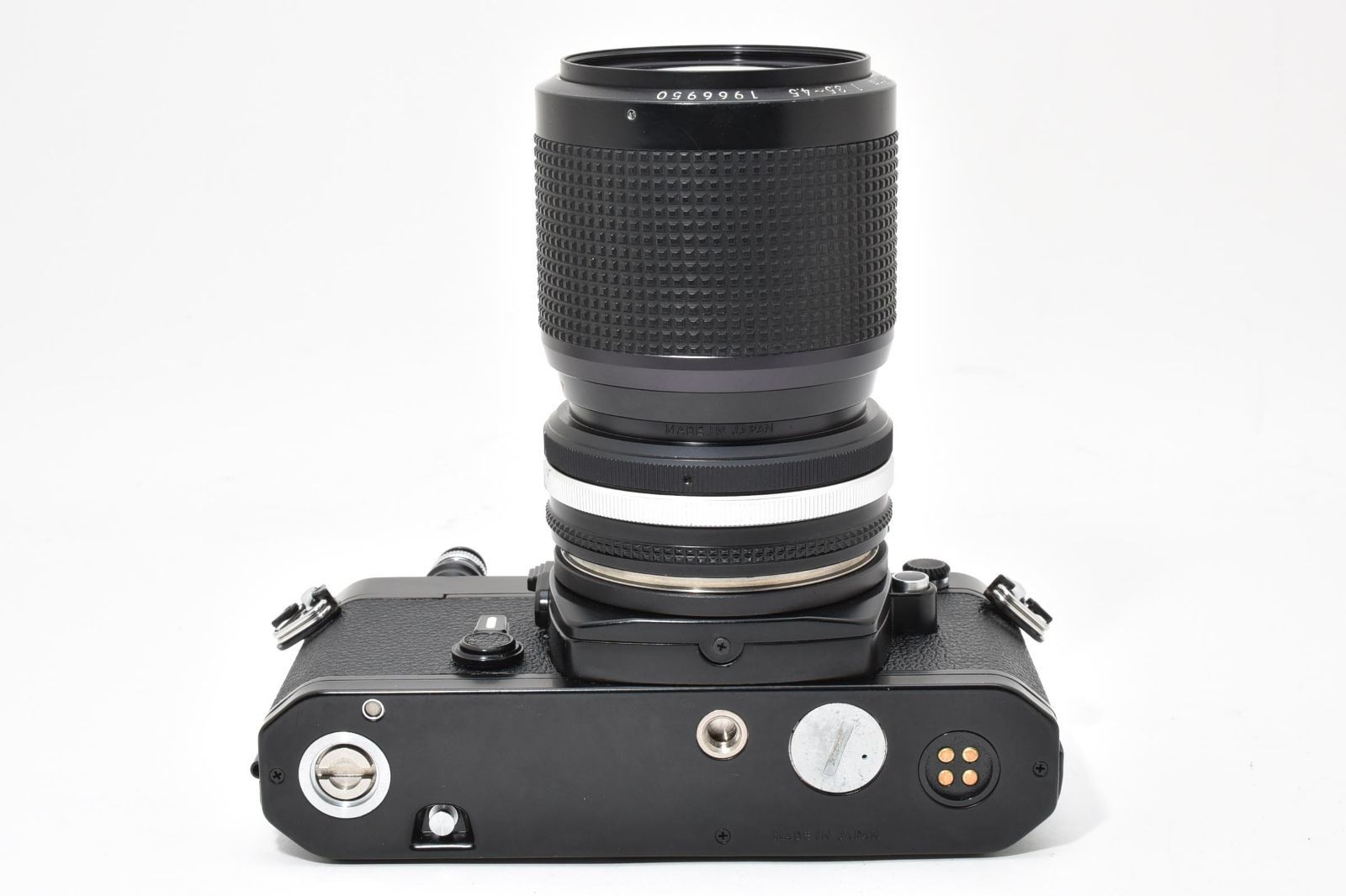 5755 【良品】 Nikon Fe Black Slr Film Camera Ai-S Zoom Nikkor 35