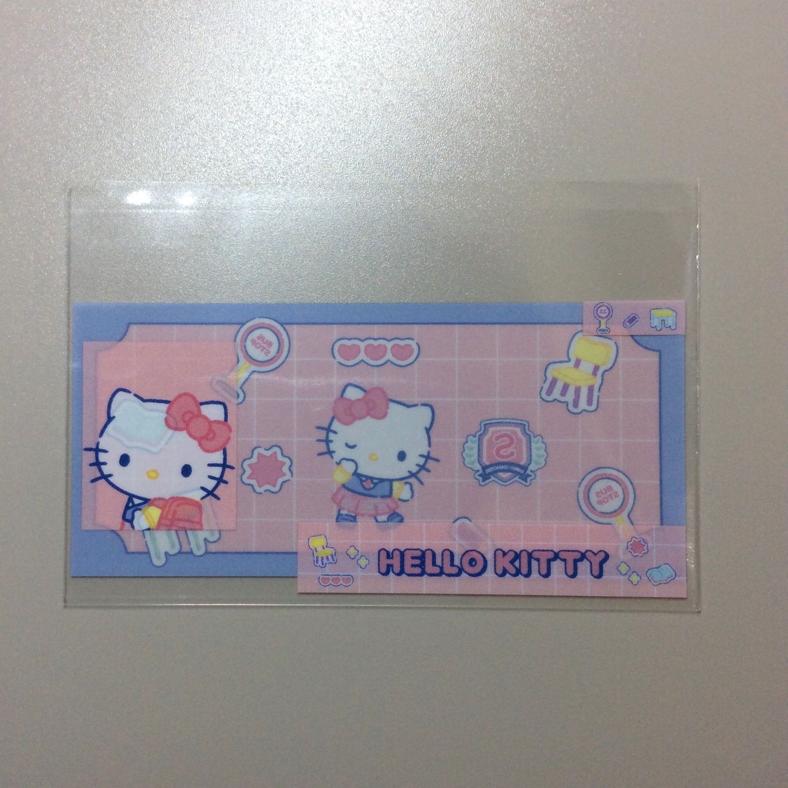 a409【新品・未使用品】マイナカード用クリアケース ハローキティ×2枚