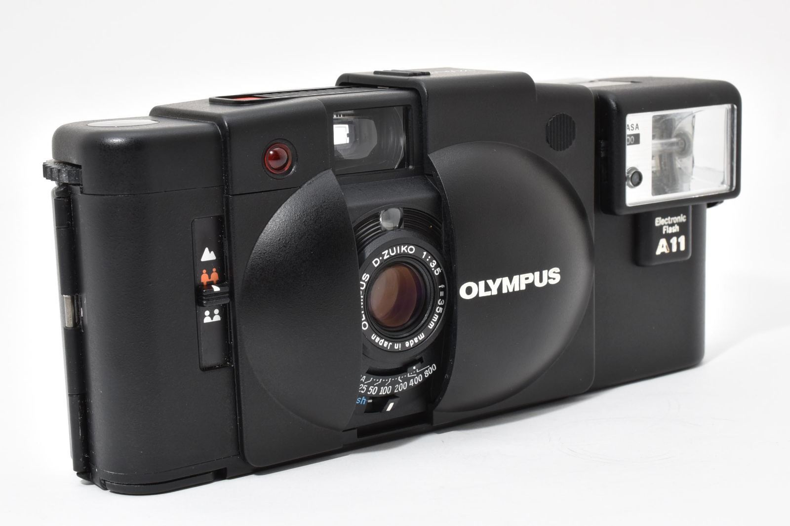 5916 【良品】 Olympus Xa2 Flash A11 35mm Compact Film Camera