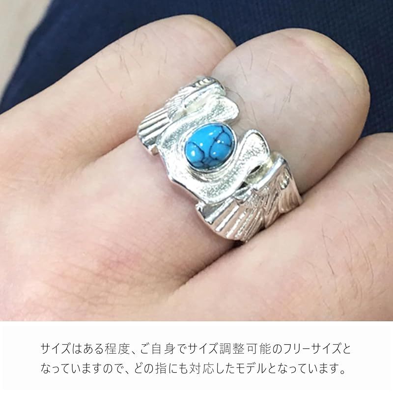 新品】 シルバー ターコイズ シルバー925 本物 特大 ホースシュー 馬蹄