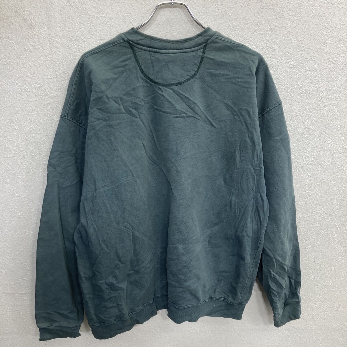 RUSSELL ATHLETIC ボタン付きトレーナー Lサイズ 90s～ USA製 RUSSELL ATHLETIC ヘンリーネック トレーナー L ブルー