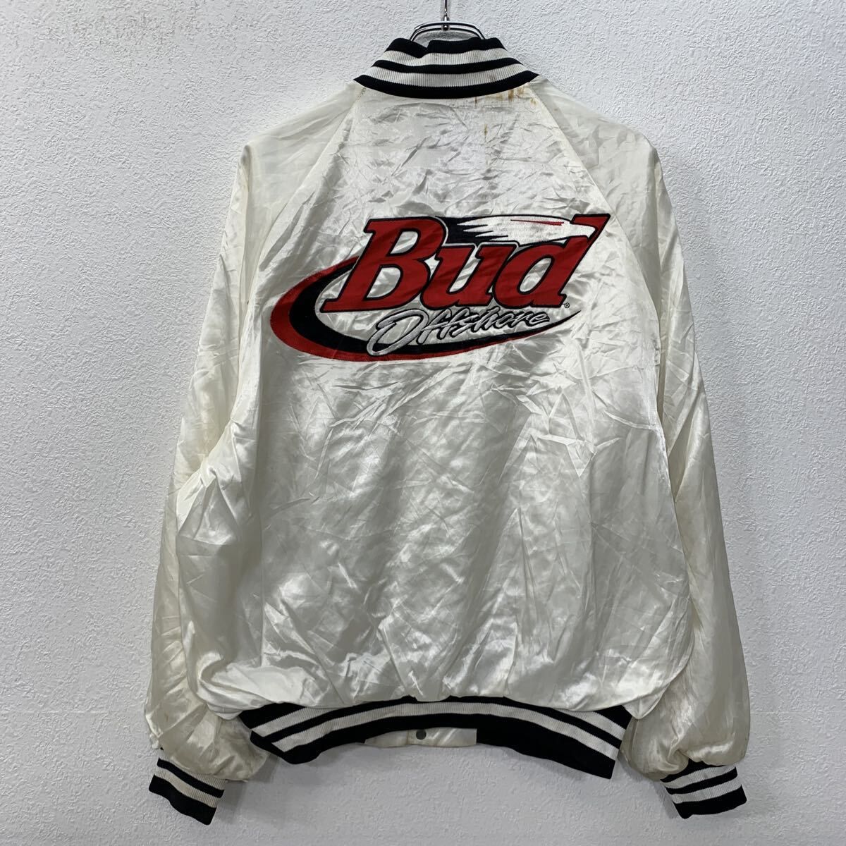 USA製 WESTARK USA スタジアムジャケット LARGE ブラック ホワイト