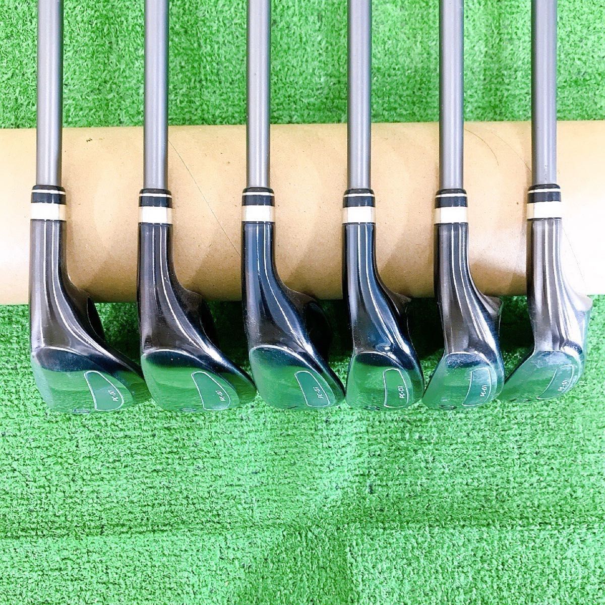 ツ84☆プロギア赤エッグ 初代 PRGR egg PC-01 6本アイアンセット 2010