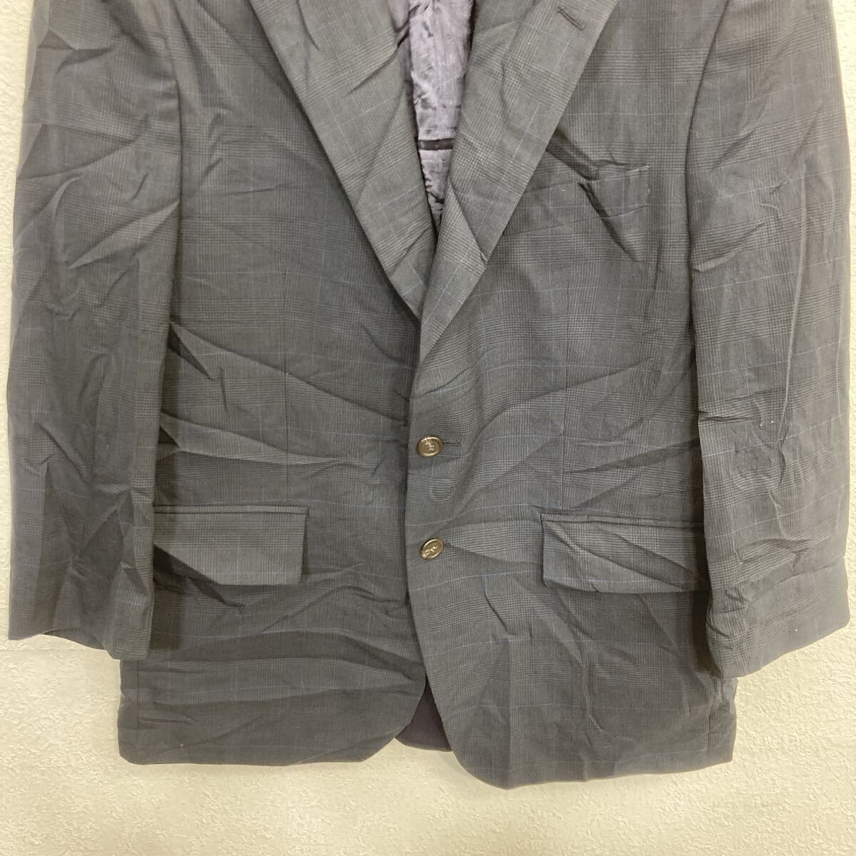 90s カナダ製 CHAPS Ralph Lauren テーラードジャケット XL～ ネイビー