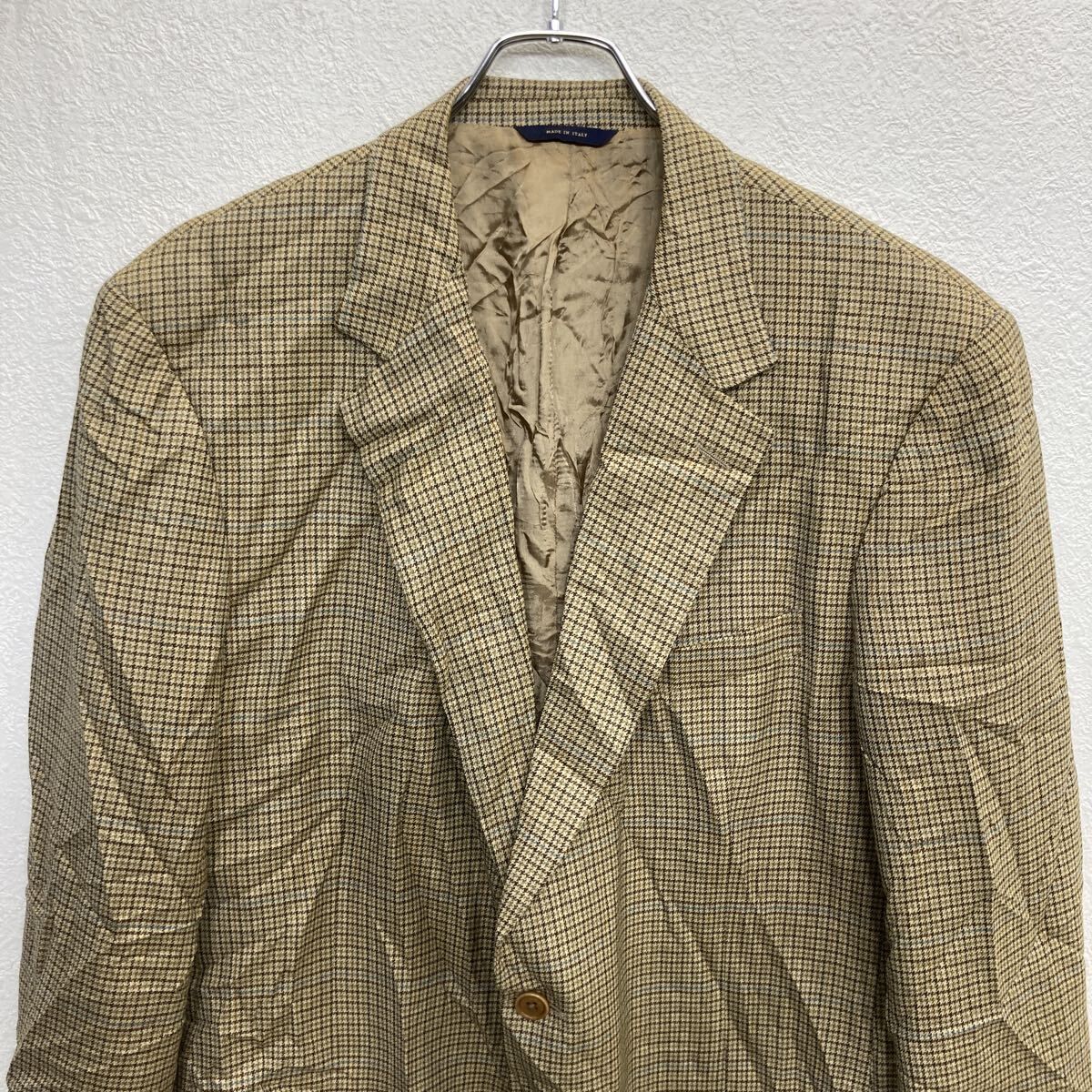 イタリア製 Brooks Brothers テーラードジャケット XL～ ベージュ