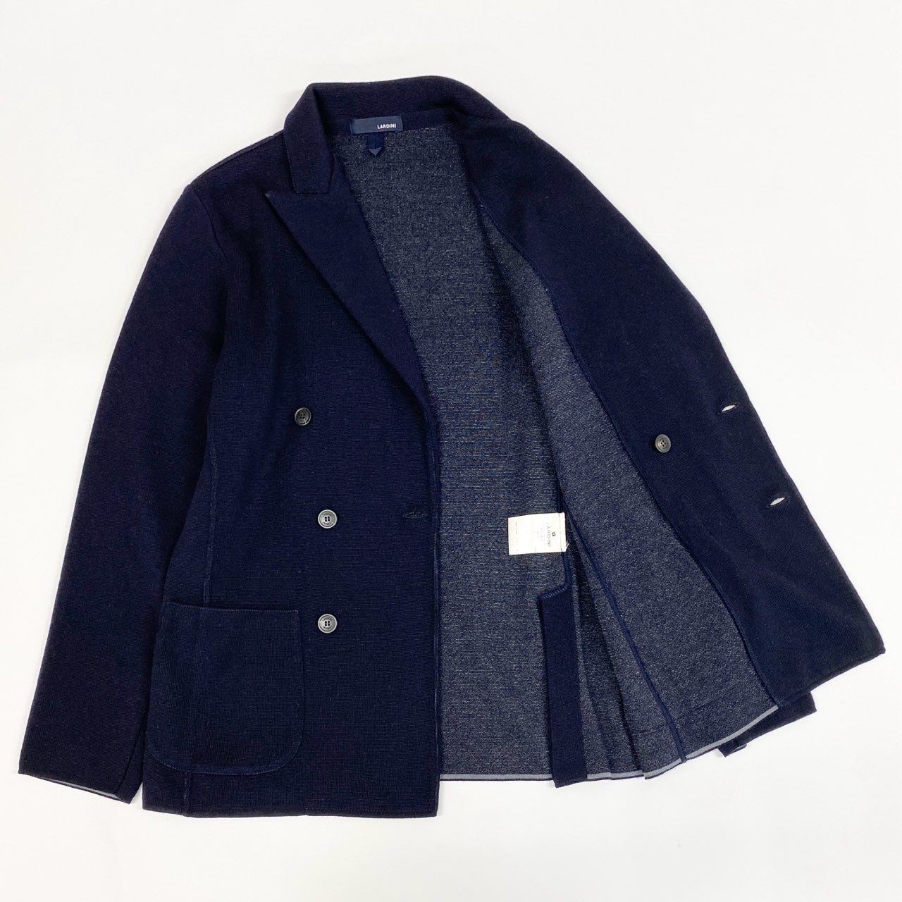 65a14【美品】 LARDINI ラルディーニ 近年 ハイゲージニット