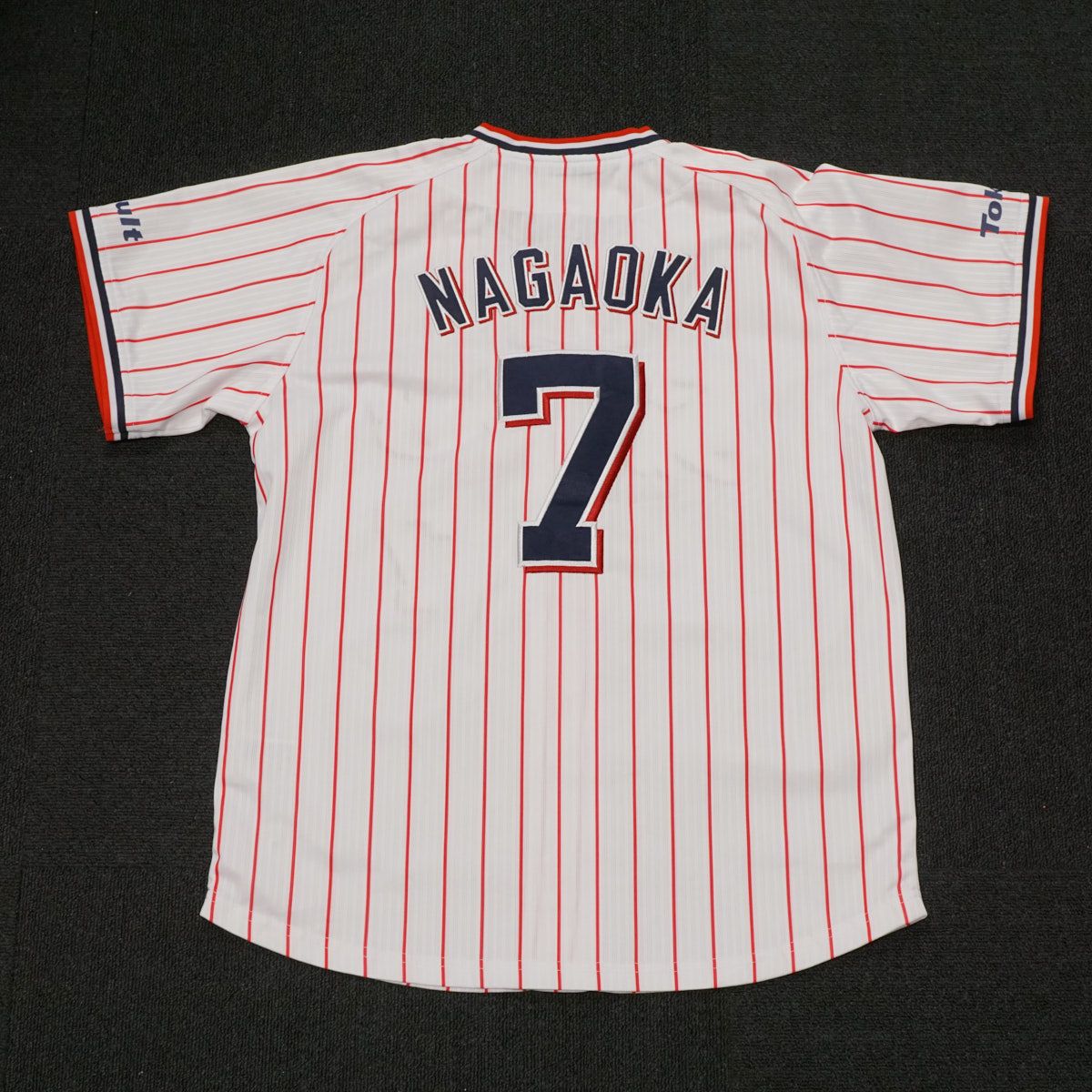 東京ヤクルトスワローズ 長岡秀樹 レプリカユニフォーム USED美品 S