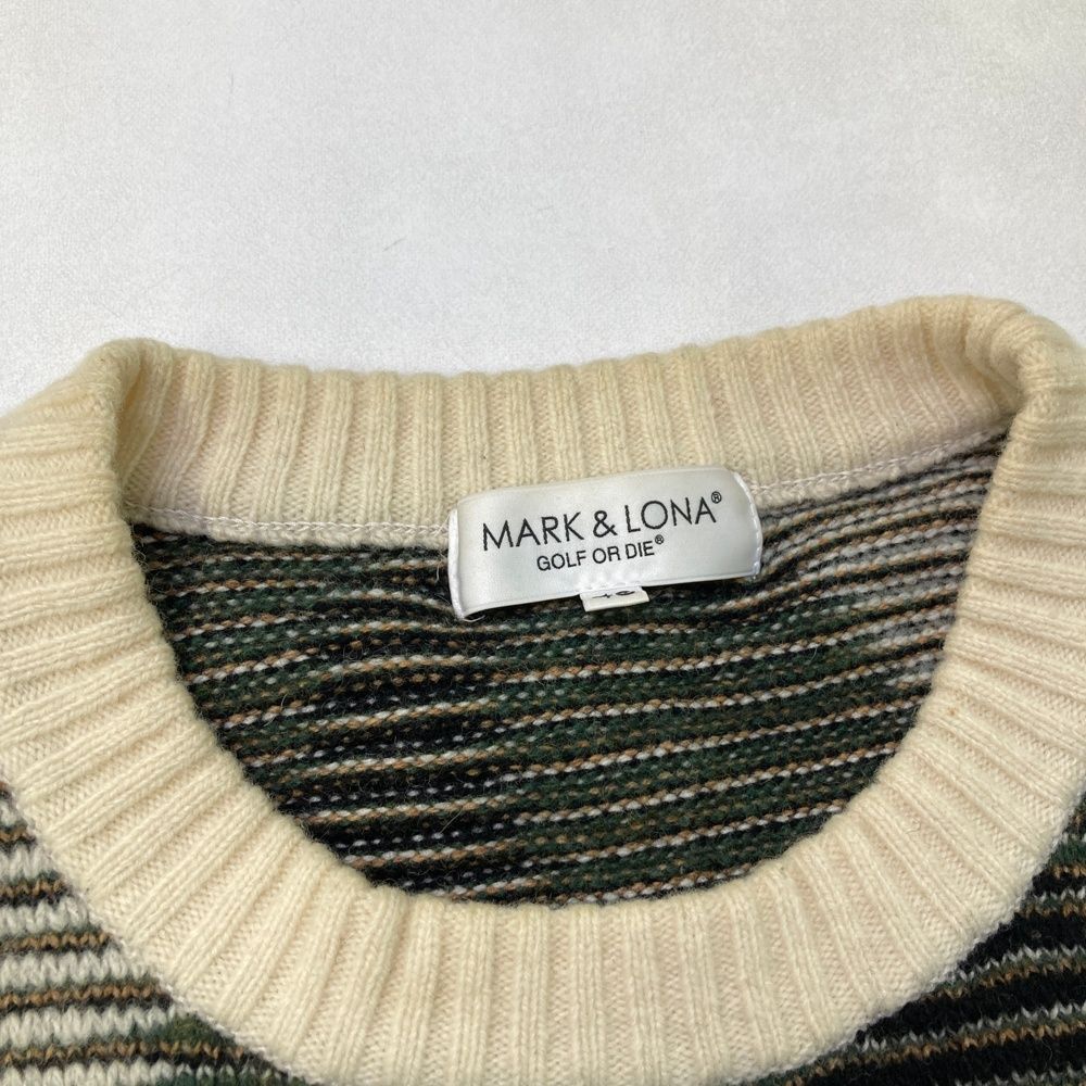 サイズ：48 MARK&LONA マークアンドロナ ニットセーター ウール スカル