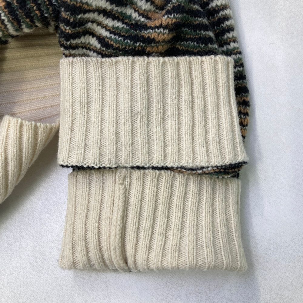 サイズ：48 MARK&LONA マークアンドロナ ニットセーター ウール スカル