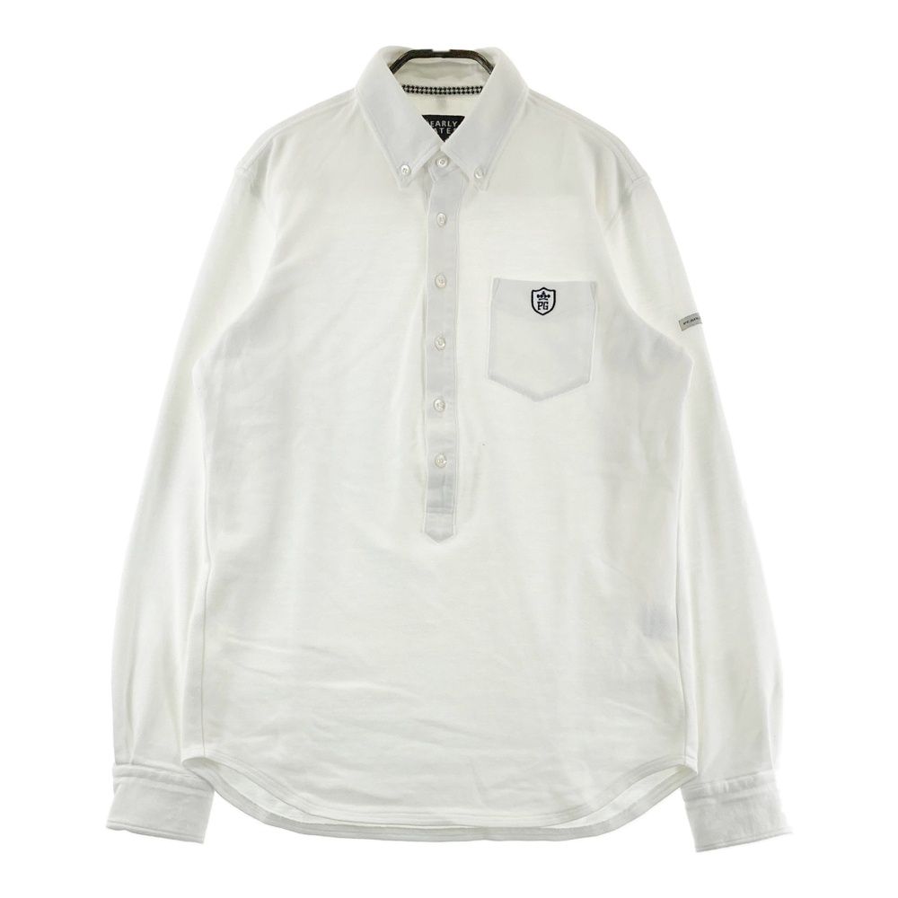 サイズ：4 PEARLY GATES パーリーゲイツ 長袖ポロシャツ ボタンダウン