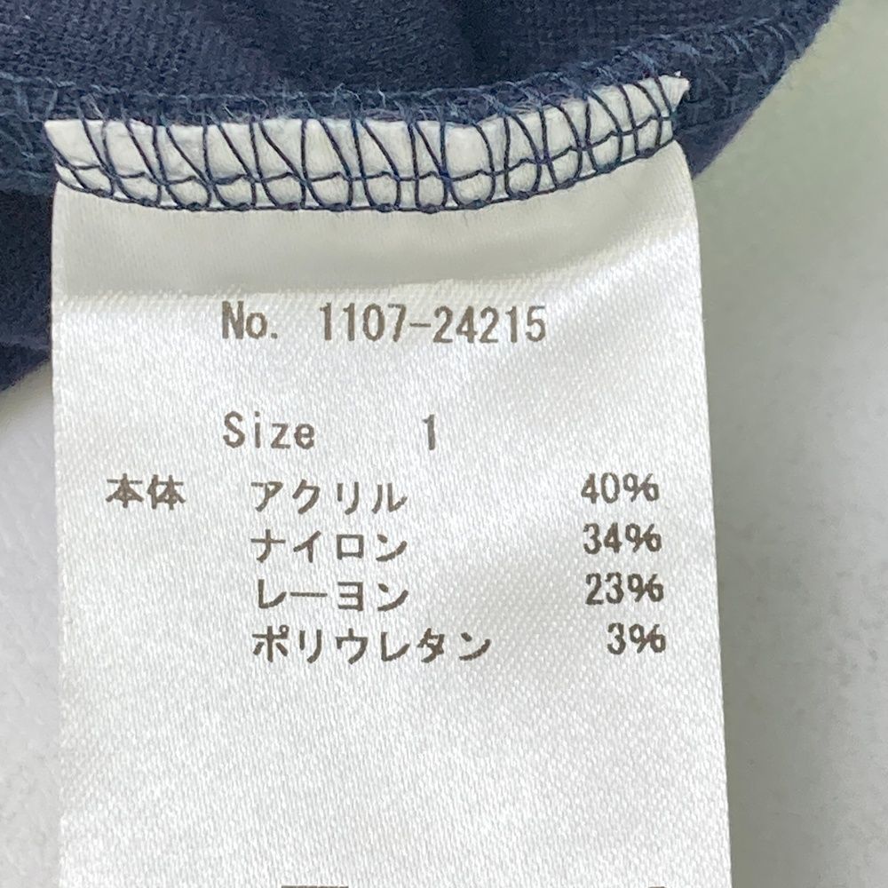 サイズ：1 CPG GOLF シーピージーゴルフ 長袖ワンピース ネイビー系