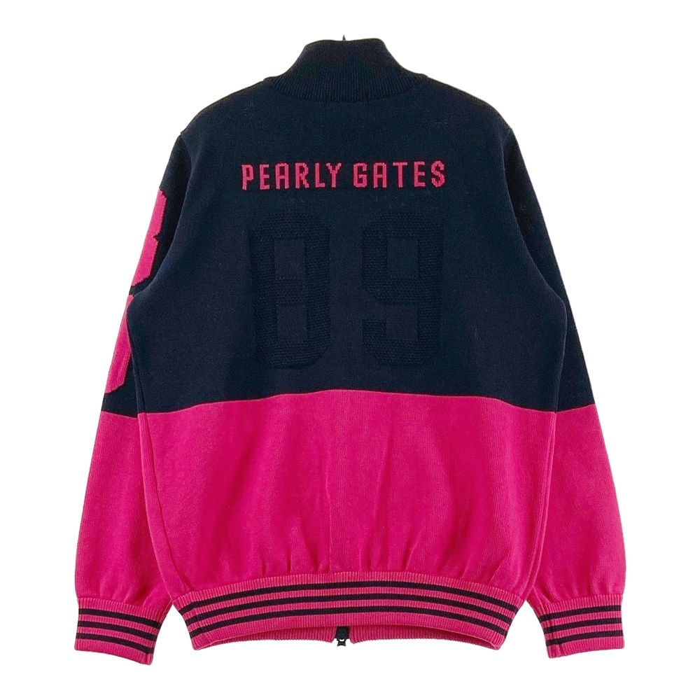 サイズ：1 PEARLY GATES パーリーゲイツ ニット ジップジャケット