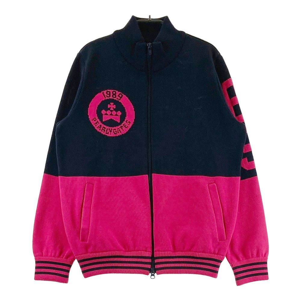 サイズ：1 PEARLY GATES パーリーゲイツ ニット ジップジャケット