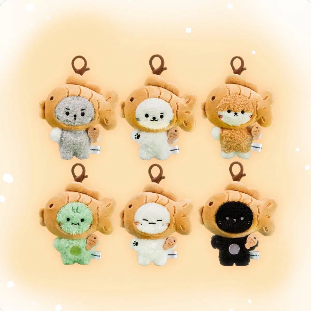 モンムンチエクス たい焼き ニャンギュンキーホルダー