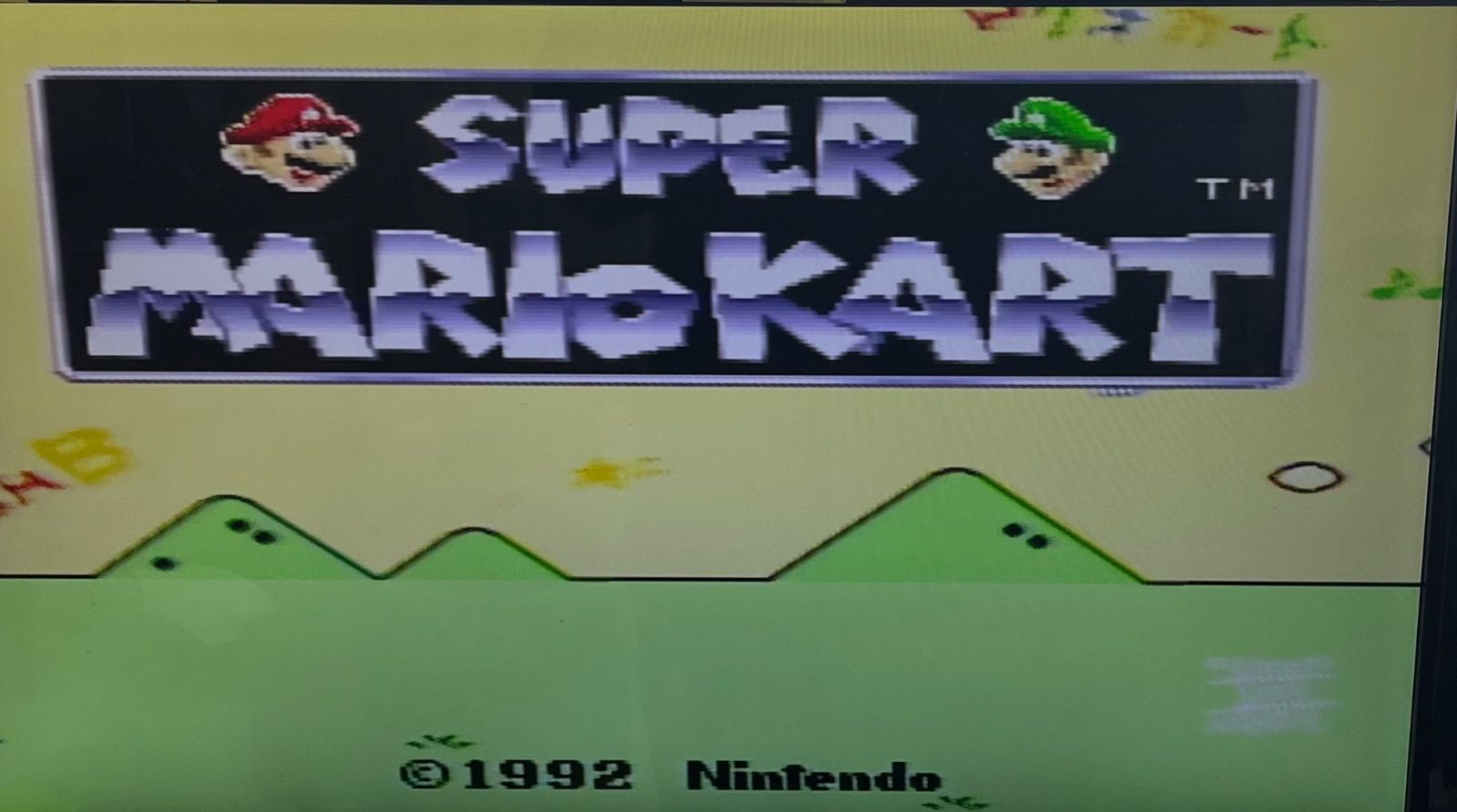 SFC スーパーファミコン用ソフト スーパーマリオカート 動作確認済み