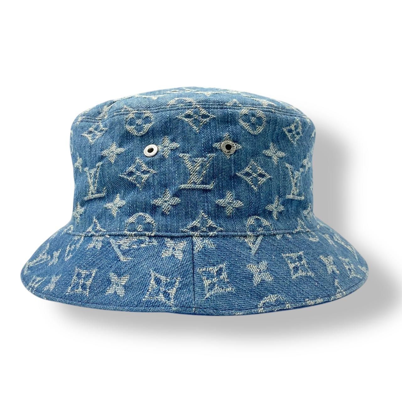 ルイヴィトン サイズ:60  MP2947 ボネ・ディストーテッド ダミエバケットハットリバーシブル帽子 中古 OM10 極美品 LOUIS VUITTON ルイヴィトン ボネ モノグラム エッセンシャル