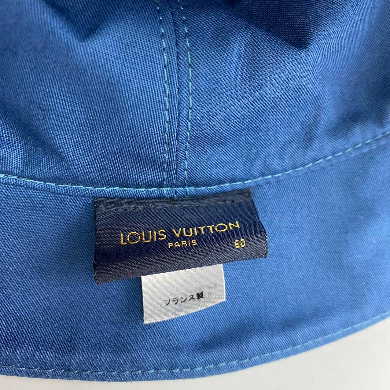 ルイヴィトン サイズ:60  MP2947 ボネ・ディストーテッド ダミエバケットハットリバーシブル帽子 中古 OM10 極美品 LOUIS VUITTON ルイヴィトン ボネ モノグラム エッセンシャル