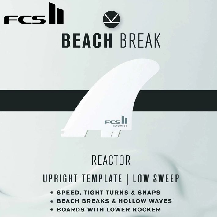 FCS2フィン エフシーエス2フィン 送料無料！ WHITE EDITION REACTOR