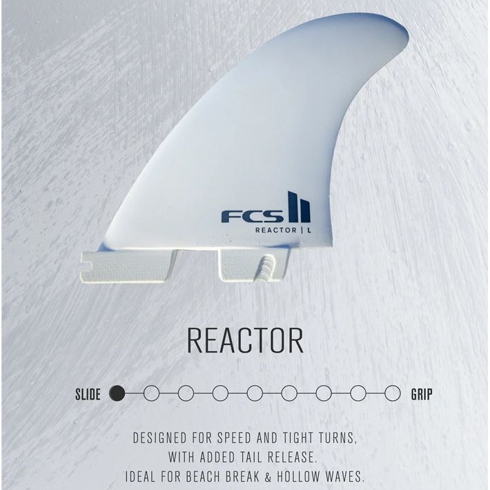 FCS2フィン エフシーエス2フィン 送料無料！ WHITE EDITION REACTOR
