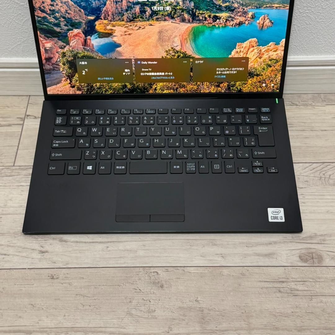即戦力❗VAIO Pro PK 10世代 i3 8GB SSD SSD128GB Office付き 即納