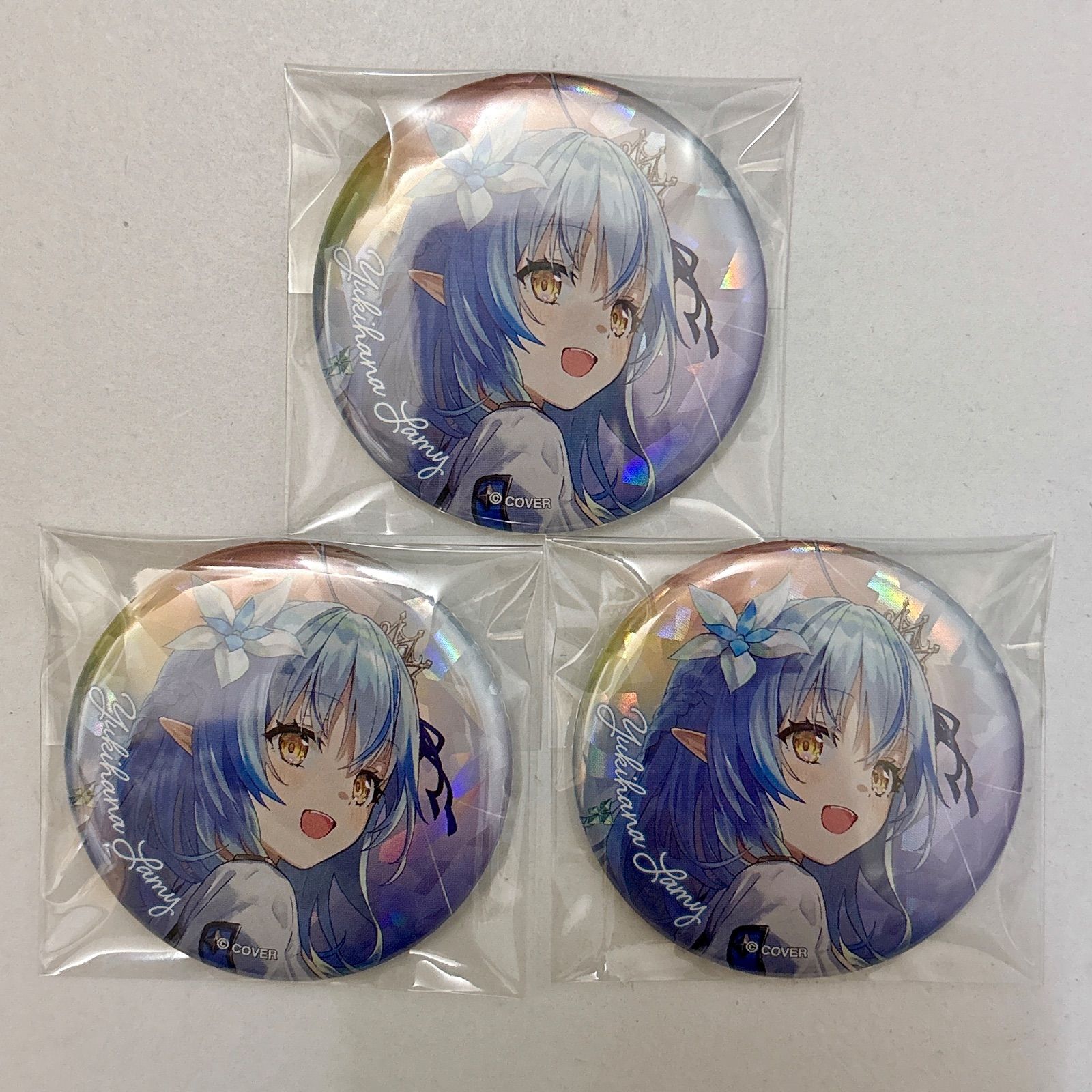 ホロライブ 5th fes ホログラム 缶バッジ 雪花ラミィ - メルカリ