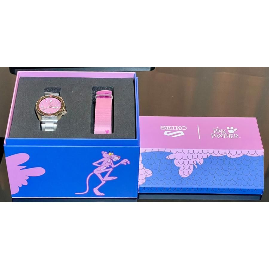 新品】セイコー 5スポーツ SKX PINK PANTHER コラボレーション限定