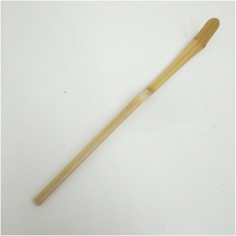 宗春造 竹茶杓（銘：無事）（大徳寺 小堀卓厳書付）（共箱） 茶道