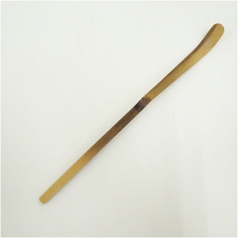 嵯峨の竹茶杓（銘：追想）（久田家十二代 尋牛斎書付）（共箱） 茶道