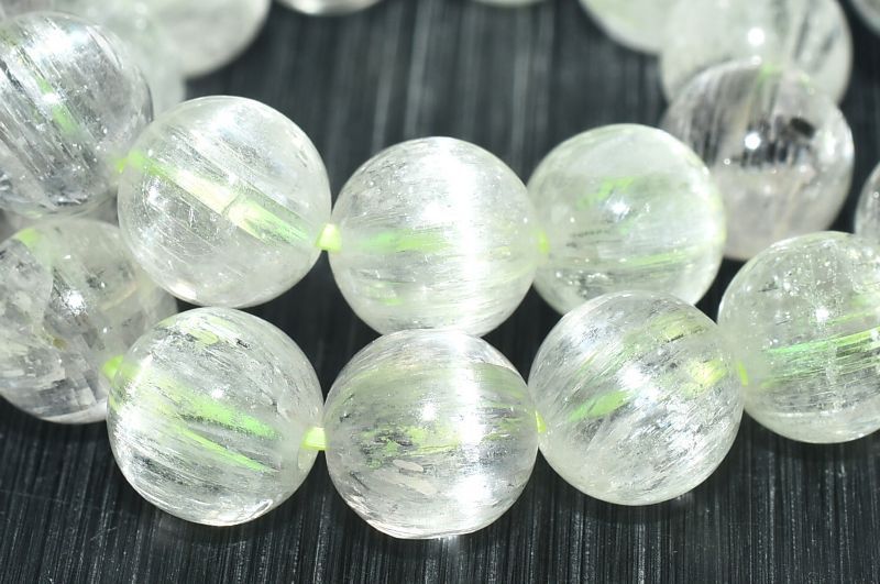 1点物】AAA透明◇キャッツアイ効果 クンツァイト(ヒデナイト) 7mm