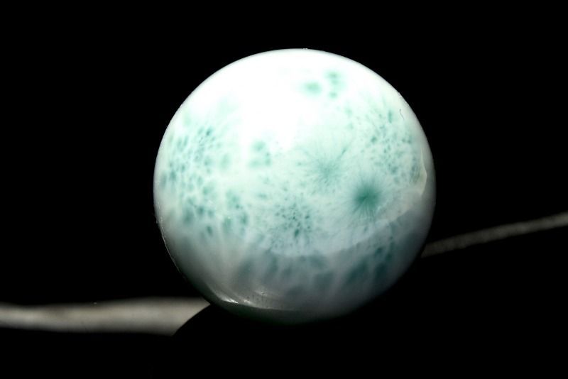 1点物】大珠◇三大ヒーリング ラリマー 27mm 丸玉(台座付き) スフィア