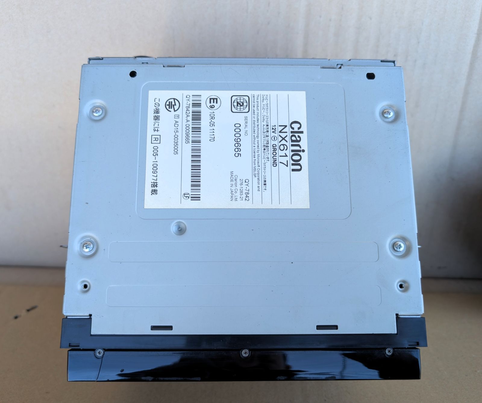 クラリオン clarion NX617 動作確認済み 動作確認済 クラリオン clarion NX617 カーナビ 【公式通販】