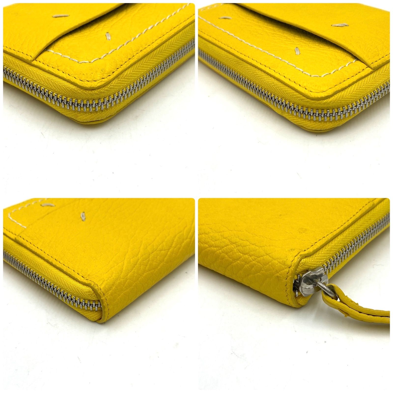 美品 Maison Margiela メゾンマルジェラ 財布 ウォレット イエロー