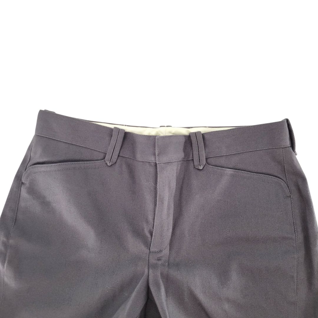 美品】Drawer ドゥロワー パンツ サイズ38 グレー 裾ファスナー