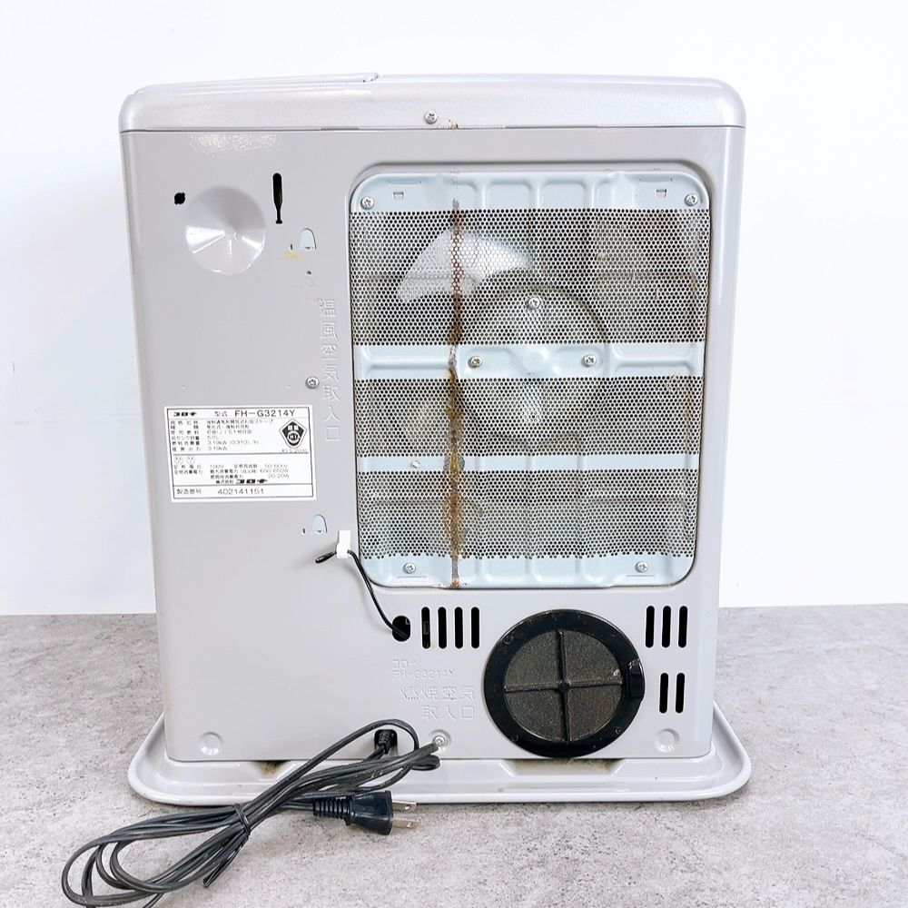 H-201 CORONA 石油ファンヒーター FH-G3214Y シルバー 動作品 強制通気