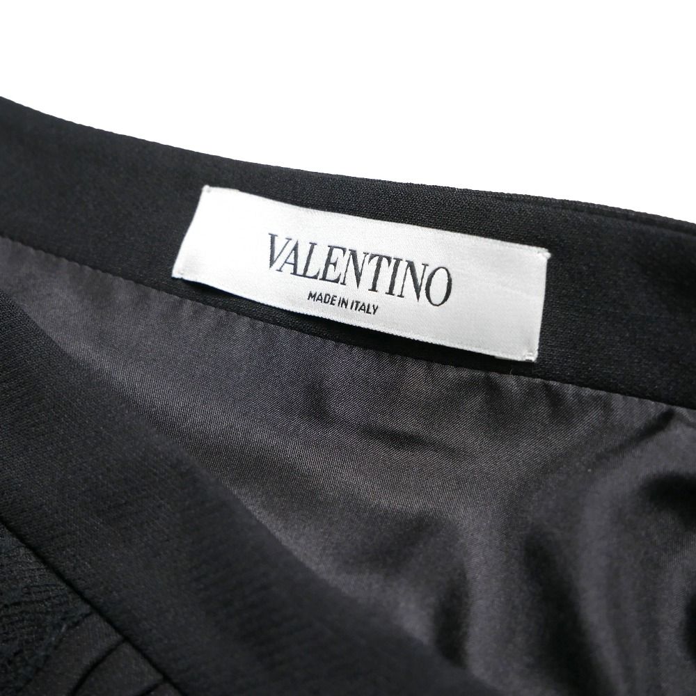 Valentino ヴァレンチノ ミニスカート サイズ40 プリーツ レース  