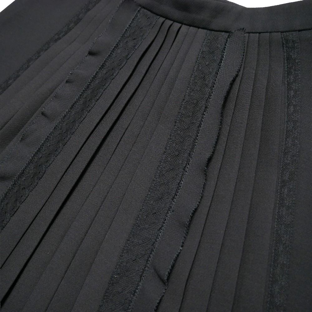 Valentino ヴァレンチノ ミニスカート サイズ40 プリーツ レース  