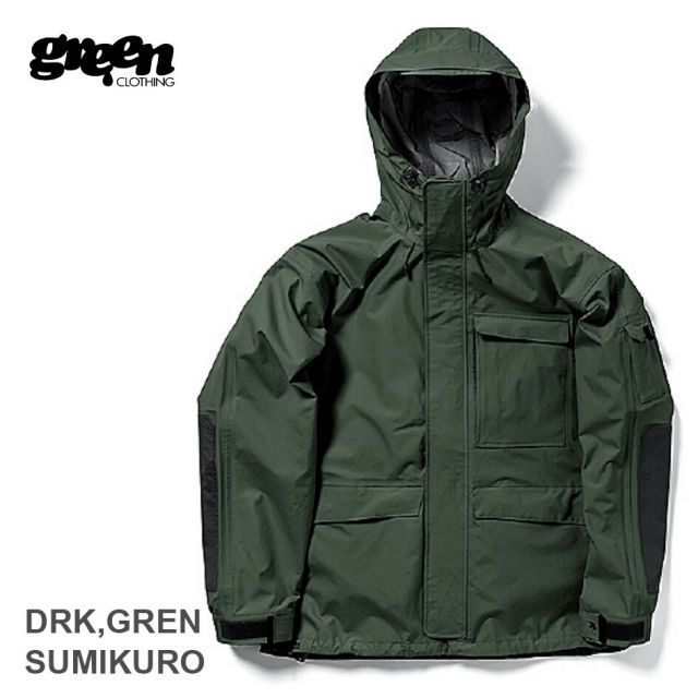 GREENCLOTHING PEACE JACKET Sサイズ　未使用 グリーンクロージング ピースジャケット ネイビー ワンプライ